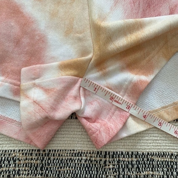 Rails Pink Orange Sunset Tie Dye Jane Pull On Sweat Shorts - Picture 13 of 15